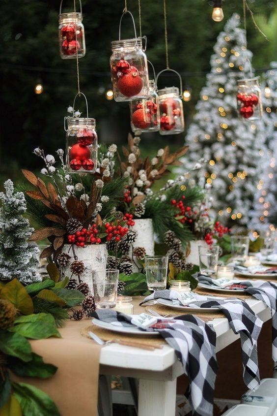 Hô biến tiệc cưới ngoài trời lãng mạn với phong cách Giáng Sinh 2